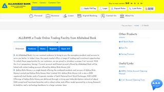 
                            8. AllBank E-Trade - Allahabad Bank - Aditya Birla Money Trading Portal