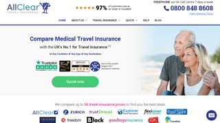 
AllClear Travel - Compare Medical Travel Insurance  
