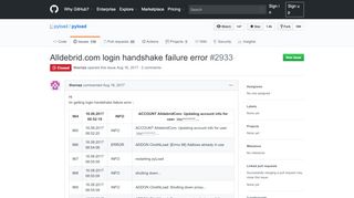 
                            8. Alldebrid.com login handshake failure error · Issue #2933 ... - Alldebrid Portal