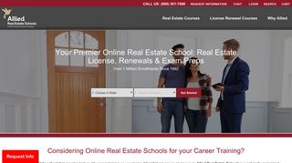
                            2. Allied Schools: Online Real Estate License School & Classes - Allied School Portal Real Estate