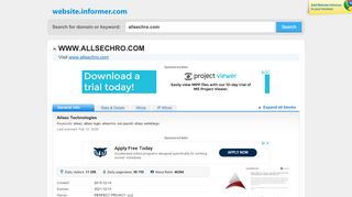 
                            6. allsechro.com at WI. Allsec Technologies - Website Informer - Allsechro Login