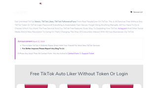 
                            6. allsmo TikTok Tool | Without Token Auto liker & Auto likes App - Fbsub Pro Login