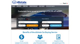 
Allstate Car Buying Service | Powered by TrueCar  
