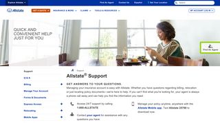 
                            8. Allstate Support | Allstate Insurance Company - My Allstate Canada Portal