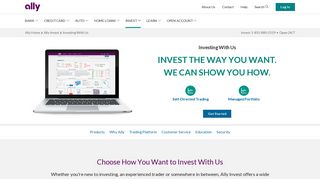 
Ally Invest: Self-Directed Online Trading & Automated Investing  
