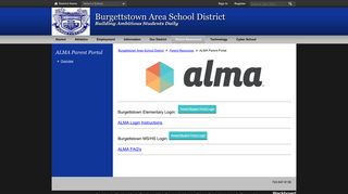 
                            5. ALMA Parent Portal / Overview - Burgettstown Area School District - Alma Student Portal