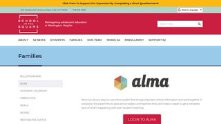 
                            4. Alma (Student Information) | Families - School in the Square - Alma Student Portal