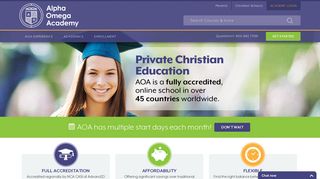 
                            9. Alpha Omega Academy: Accredited Christian Online Academy - Sooschools Portal