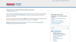 
                            6. Already Have a Costco Photo Center Account? – Costco ... - Costco Photo Portal