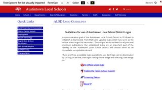 
                            6. ALSD Logo Guidelines - Austintown Local Schools