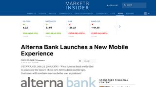 
                            7. Alterna Bank Launches a New Mobile Experience | Markets ... - Alterna Bank Sign In