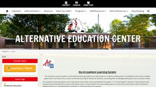 
                            7. Alternative Education Center - A+LS - A Ls Credit Recovery Portal
