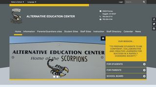 
Alternative Education Center: Home  
