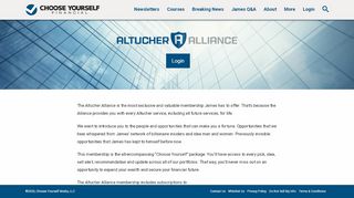 
                            3. Altucher Alliance - Choose Yourself Financial - James Altucher Report Portal
