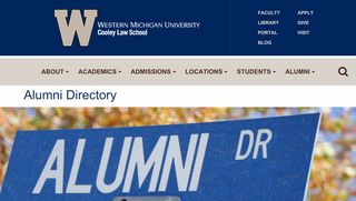 
Alumni Directory | WMU Cooley Law School
