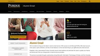 Alumni Email - Purdue University