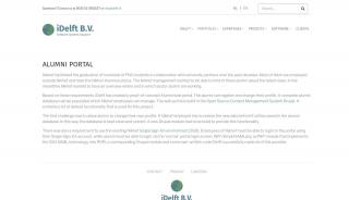 Alumni portal | iDelft B.V. - Open Source Alumni Portal