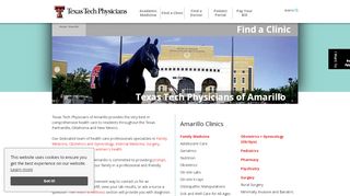 Amarillo | Locations | Texas Tech Physicians - Portal Texastech Edu