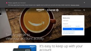 
                            3. Amazon Account Activity | Credit Card | Chase.com - Amazon Visa Card Chase Portal