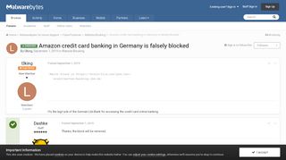 
                            7. Amazon credit card banking in Germany is falsely blocked - Website ... - Amazon Lbb Credit Card Portal