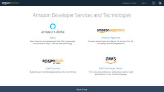 
                            3. Amazon Developer Services - Developer Amazon Com Portal