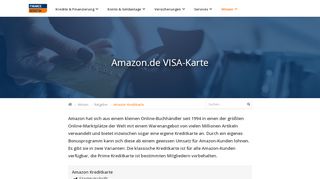 
Amazon-Kreditkarte: Was bietet die Amazon VISA-Karte ...
