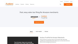
                            6. Amazon Sales Tax Filing - Avalara - Avalara Trustfile Portal