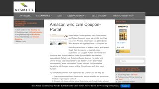 
                            6. Amazon wird zum Coupon-Portal - Netz24.biz - Coupon Portal