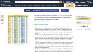 
                            9. Amazon.com: $20 Prepaid Pinless Phone Card Pay As You ... - Star Pinless Sign Up