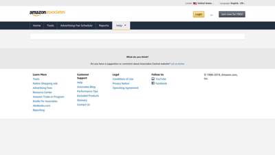 
                            4. Amazon.com Associates Central - Help