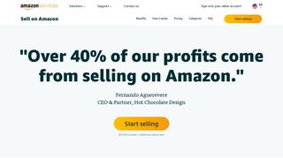 
Amazon.com: Sell online with Selling on Amazon  
