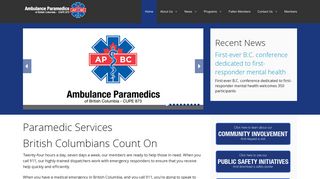 Ambulance Paramedics Of BC - CUPE Local 873 - Bcas Intranet Login