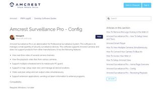 Amcrest Surveillance Pro - Config – Amcrest - Amcrest Surveillance Pro Login Failed