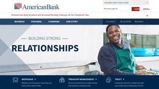 
                            4. American Bank, N.A. - American Bank Of Texas Portal