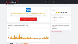 
                            11. American Express down? Current status. | Downdetector - Hhonors Credit Card Portal Uk