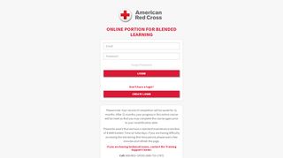 American Red Cross | Login - Red Instructor Training Portal