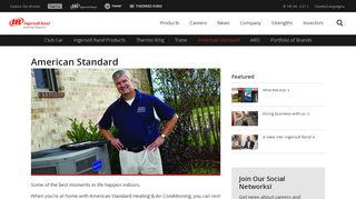 
                            9. American Standard - Ingersoll Rand - American Standard Online Portal