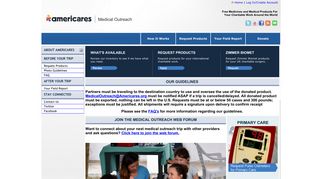 
                            5. AmeriCares | Medical Outreach Program - Americares Portal