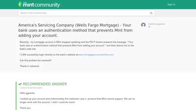 America's Servicing Company (Wells Fargo Mortgage) - Your ...