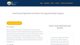 AmeriCorps Digital Service Fellows – Urban Technology Project - Dsfs Field Specialist Portal