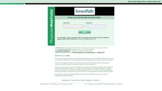 
                            1. Ameripath Physician Web Portal - Ameripath Portal