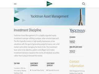 
                            8. AMG | Yacktman Asset Management