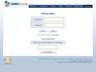 AMN Forms  Please login