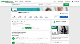 
                            7. AMN Healthcare Employee Benefits and Perks | Glassdoor - Amn Employee Portal