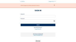 
                            4. Amway ID - Amway Business Portal
