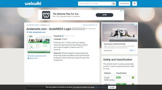 
                            7. Andameds.com - Customer Reviews - Webwiki - Andameds Portal