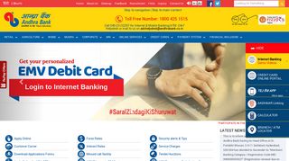 
                            2. Andhra Bank | Home - Andhrabank In Portal