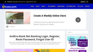 
                            6. Andhra Bank Net Banking Login, Register, Reset Password ... - Andhrabank In Portal