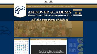 
                            7. Andover eCademy - Ecademy Student Portal