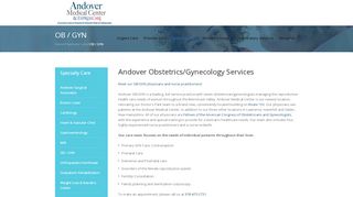 
                            1. Andover's Home for OB/GYN Services: Andover Medical Center - Andover Ob Gyn Patient Portal